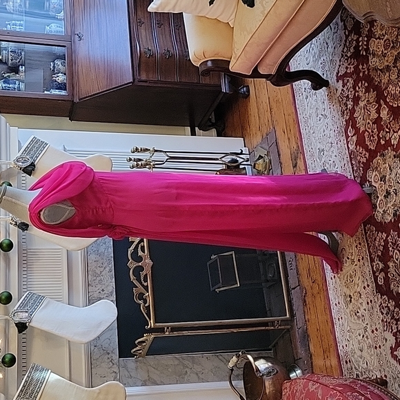 Vintage Fushia Gown - Picture 4 of 12